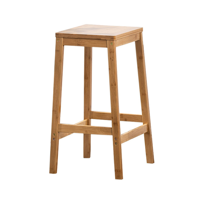 Moderne Rückenless-Bar-Hop-Schalter-Barhocker mit Holzbeinen