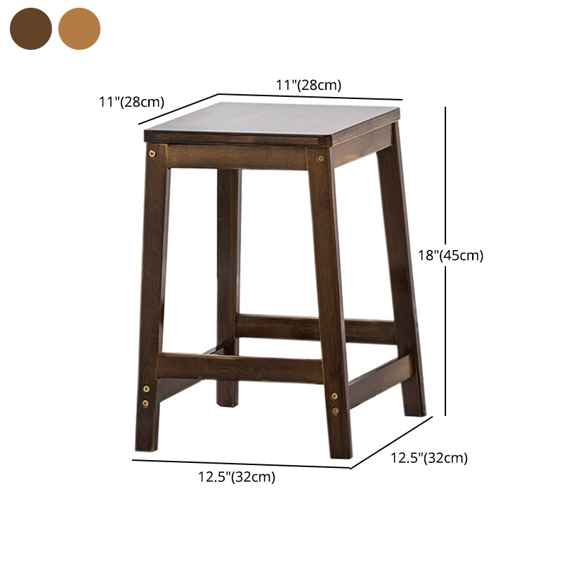 Moderne Rückenless-Bar-Hop-Schalter-Barhocker mit Holzbeinen