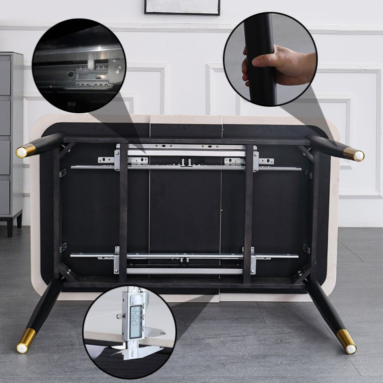 Modern 1/2/5/7 stuks dinette set rechthoekige eettafel set