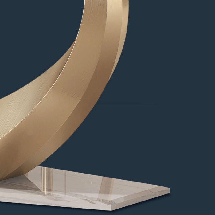 Glam 1/4/5/7 Pieces Dining Set Sintered Stone Dining Table Set for Dining Areas