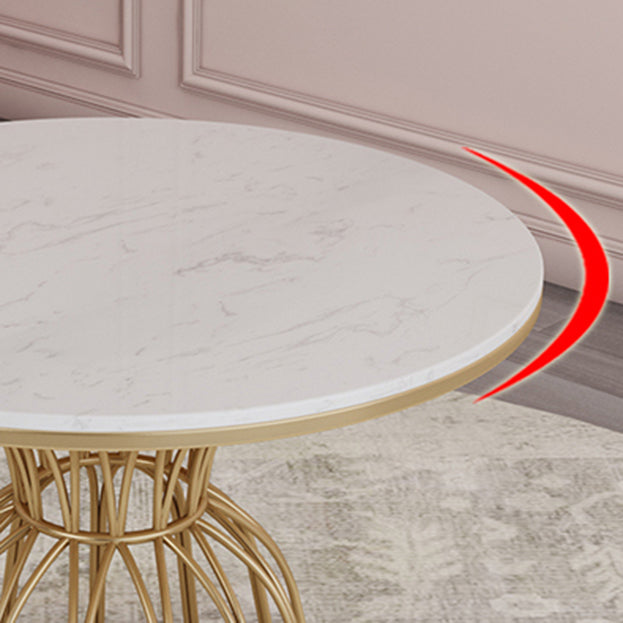 Glam 1/5 Pieces Dining Set Sintered Stone Dining Table Set for Dining Areas