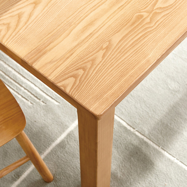 Table à manger rectangulaire de Style milieu du siècle, table à manger en bois massif pour la maison