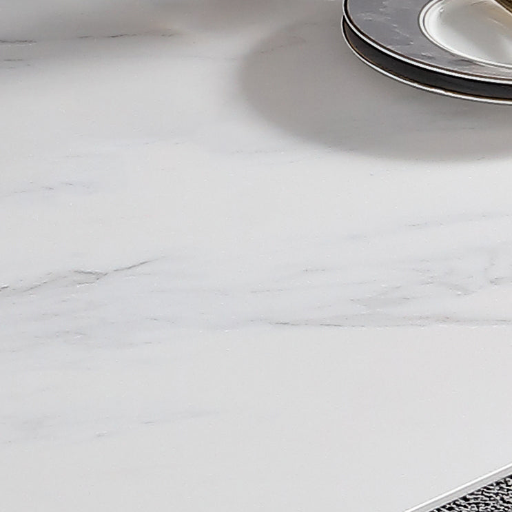 Home Dinner Room Kitchen Table Traditional Luxury Stone and Wood Dining Site Table
