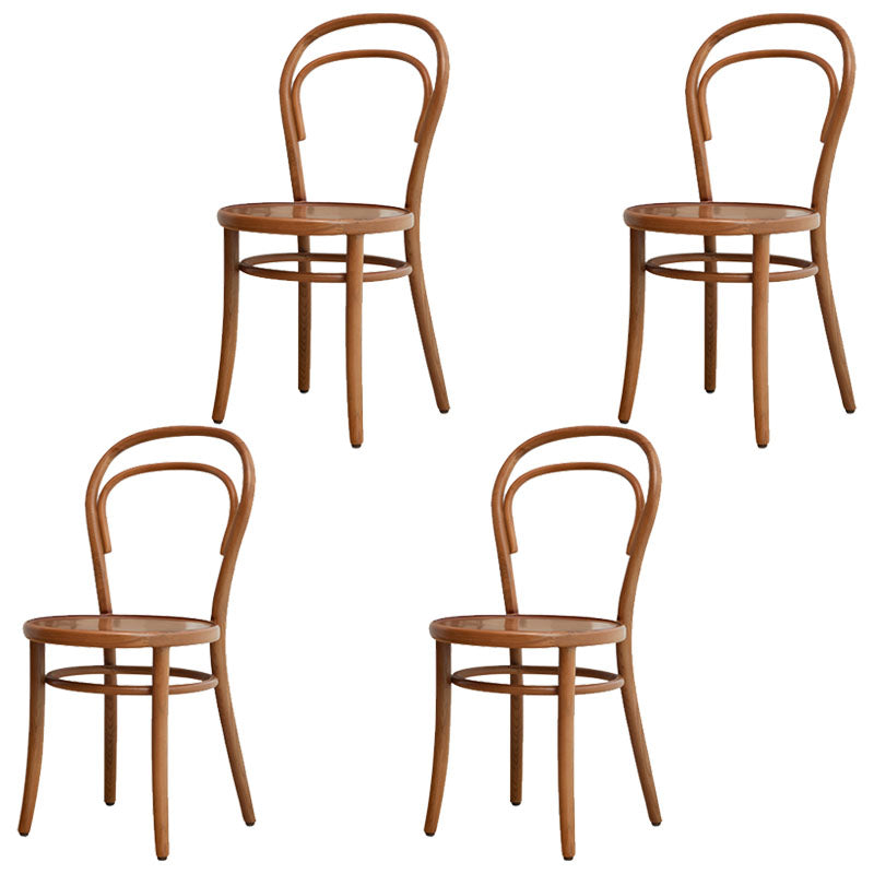 Silla de madera tradicional para comedor, cocina, silla trasera Windsor