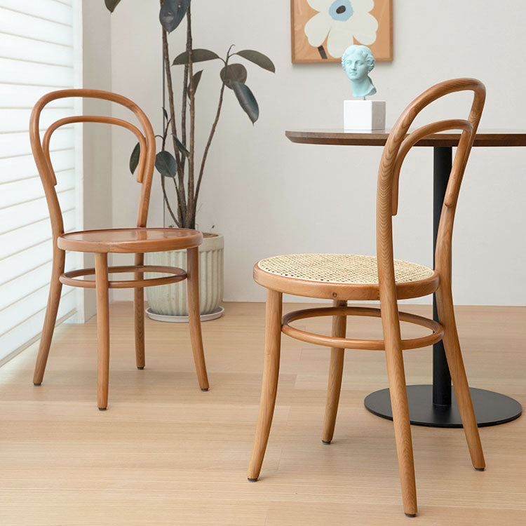 Silla de madera tradicional para comedor, cocina, silla trasera Windsor