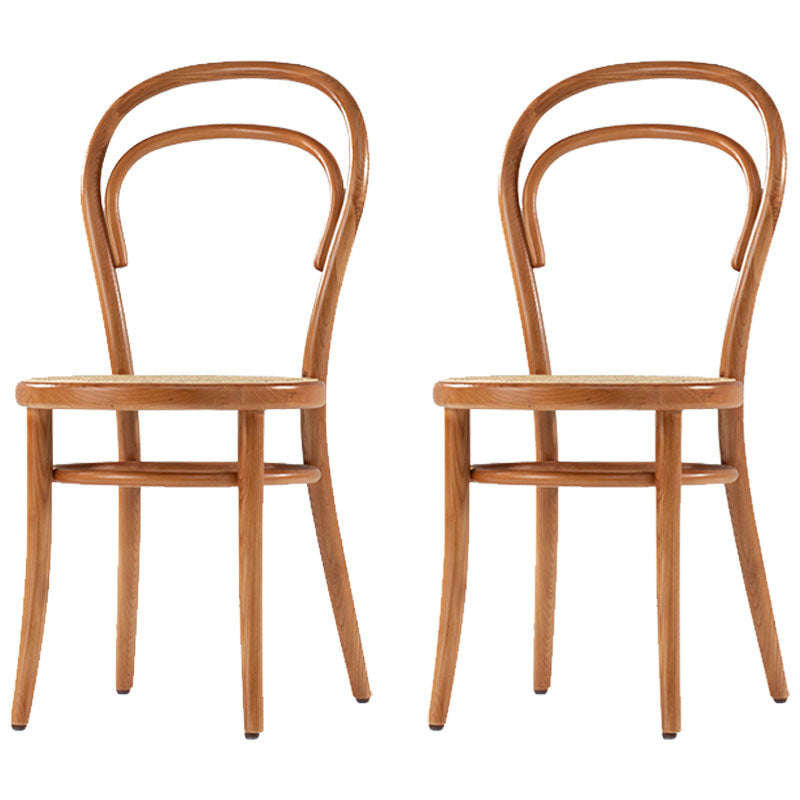 Silla de madera tradicional para comedor, cocina, silla trasera Windsor