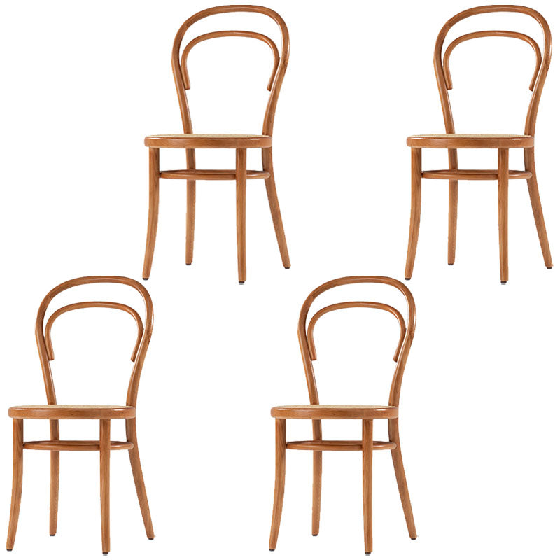 Silla de madera tradicional para comedor, cocina, silla trasera Windsor
