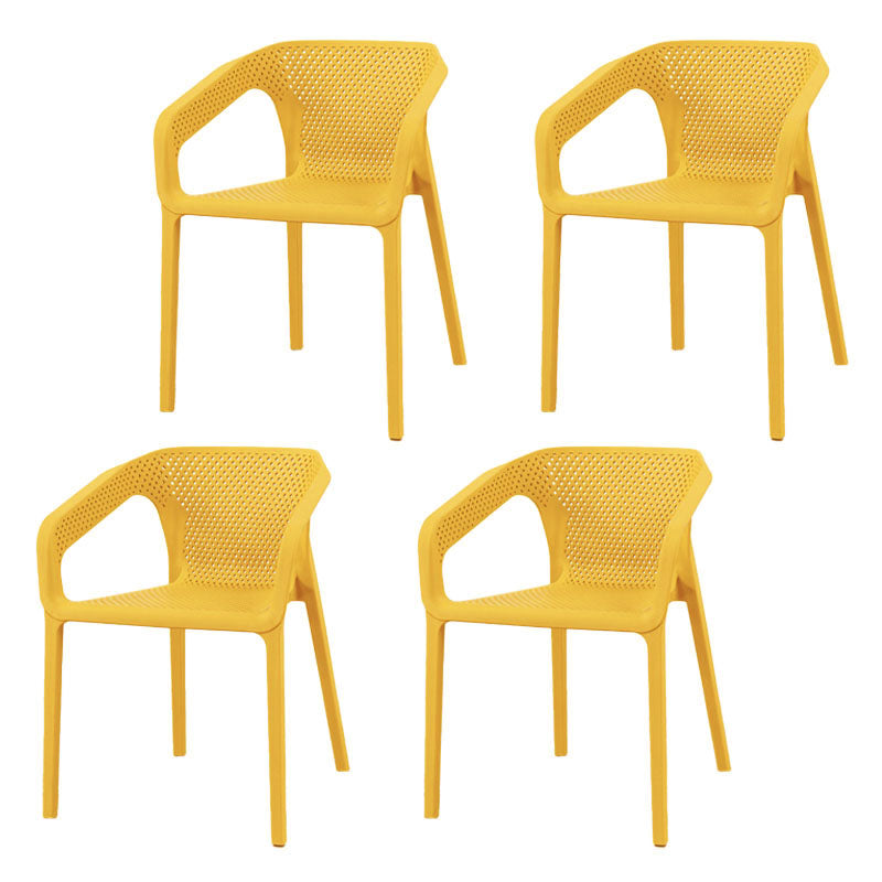 Sedia moderna sedia impilabile sedia da pranzo con gambe di plastica per cucina