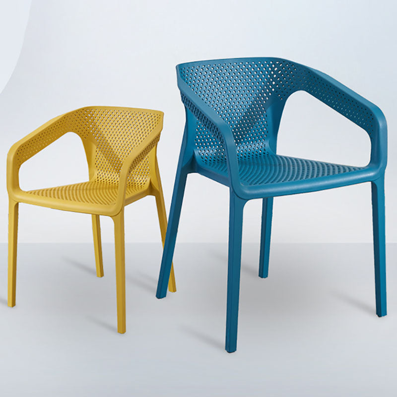 Sedia moderna sedia impilabile sedia da pranzo con gambe di plastica per cucina