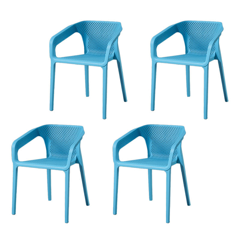 Sedia moderna sedia impilabile sedia da pranzo con gambe di plastica per cucina