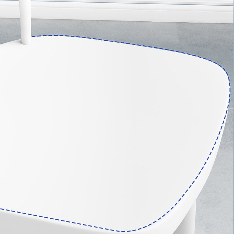 Silla lateral trasera Windsor colorida escandinava de plástico que cena la silla sin brazos