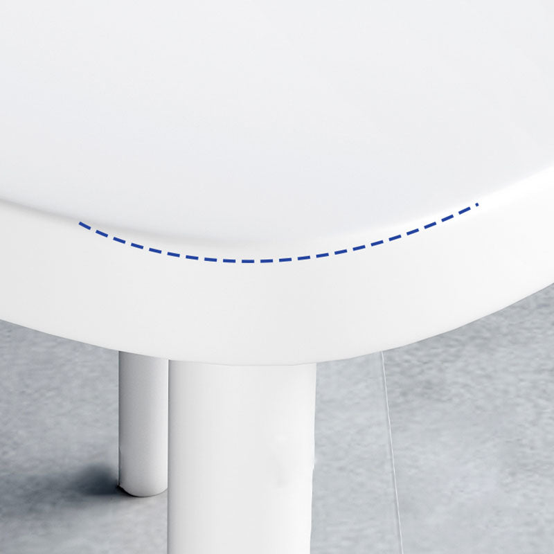 Silla lateral trasera Windsor colorida escandinava de plástico que cena la silla sin brazos