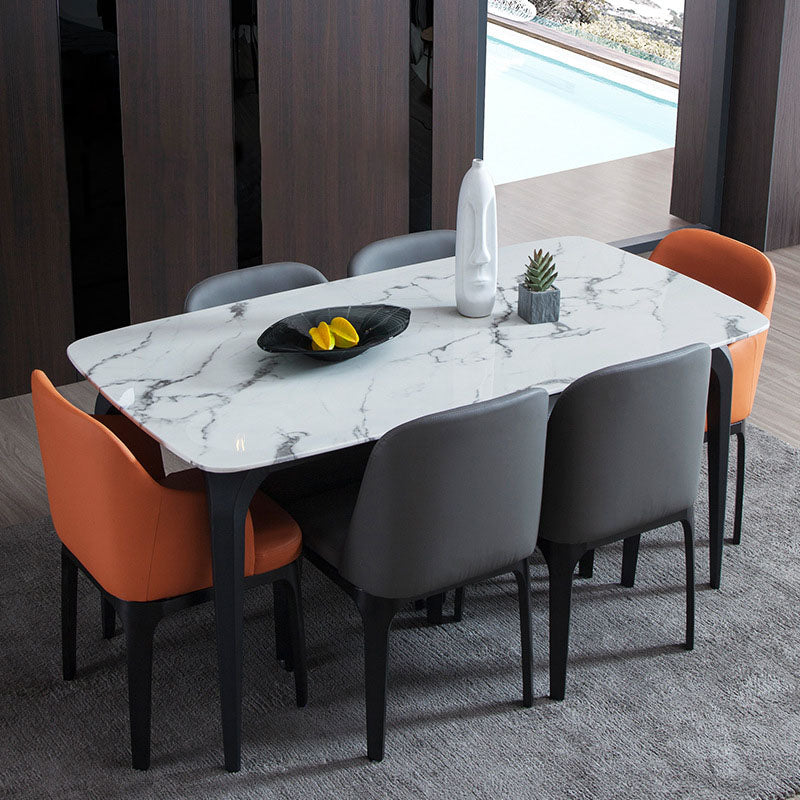 Silla de comedor contemporánea, silla sin brazos con patas de madera para cocina