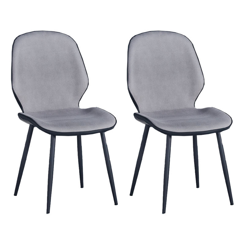 Sillas de comedor de cuero sintético de estilo industrial, silla con respaldo sólido para cocina