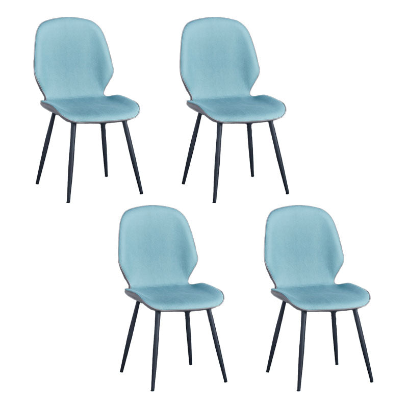 Sillas de comedor de cuero sintético de estilo industrial, silla con respaldo sólido para cocina