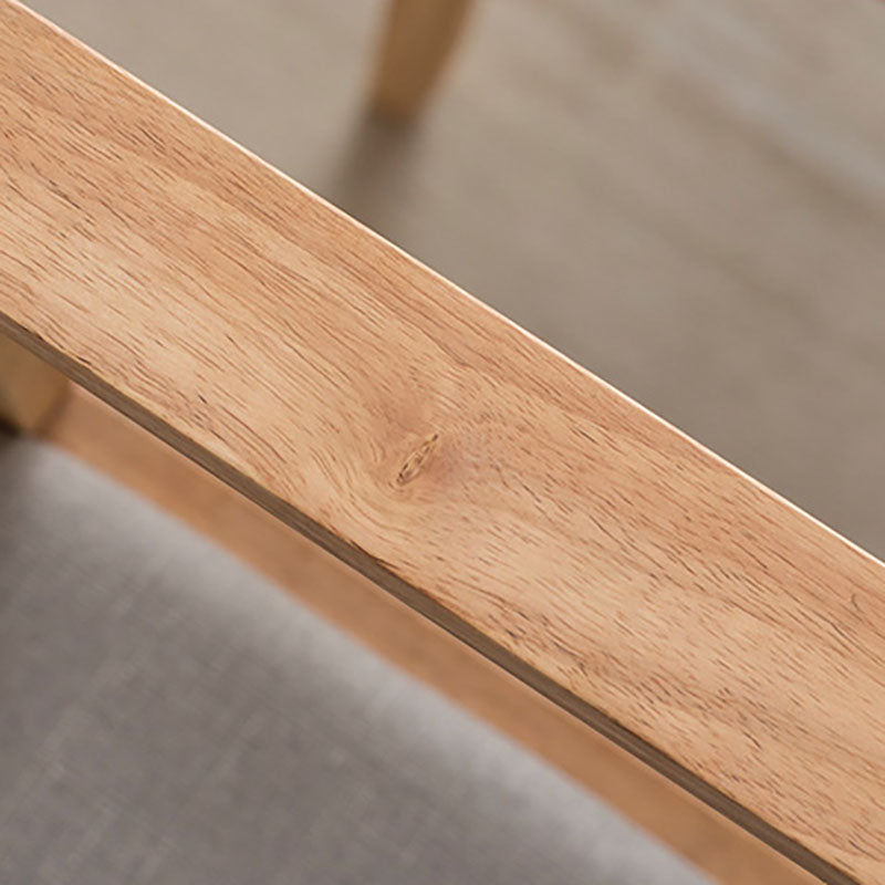 Fauteuil à dossier solide rembourré contemporain, finition mate, chaise de salle à manger pour la maison