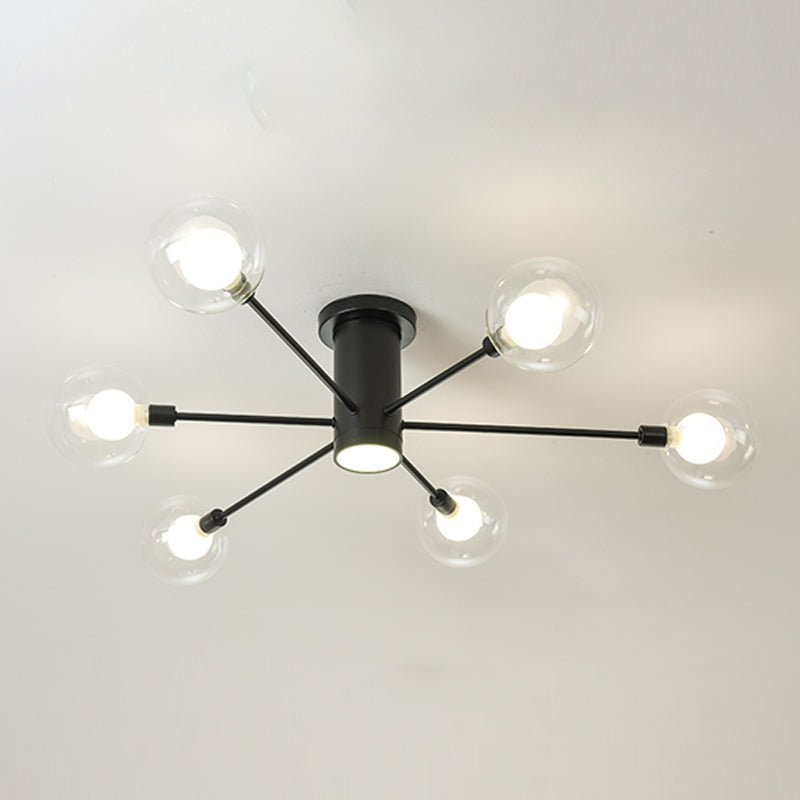 Sottocello semifulò a forma di vetro a forma di vetro a forma di vetro soffitto a mano nordica