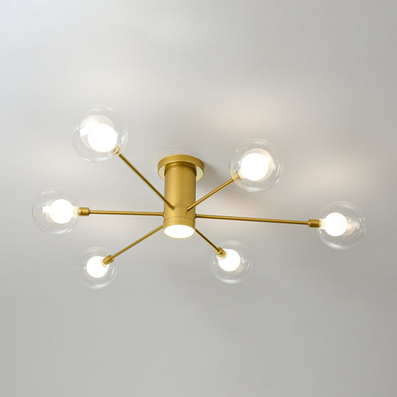 Sottocello semifulò a forma di vetro a forma di vetro a forma di vetro soffitto a mano nordica