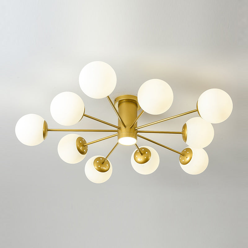 Sottocello semifulò a forma di vetro a forma di vetro a forma di vetro soffitto a mano nordica