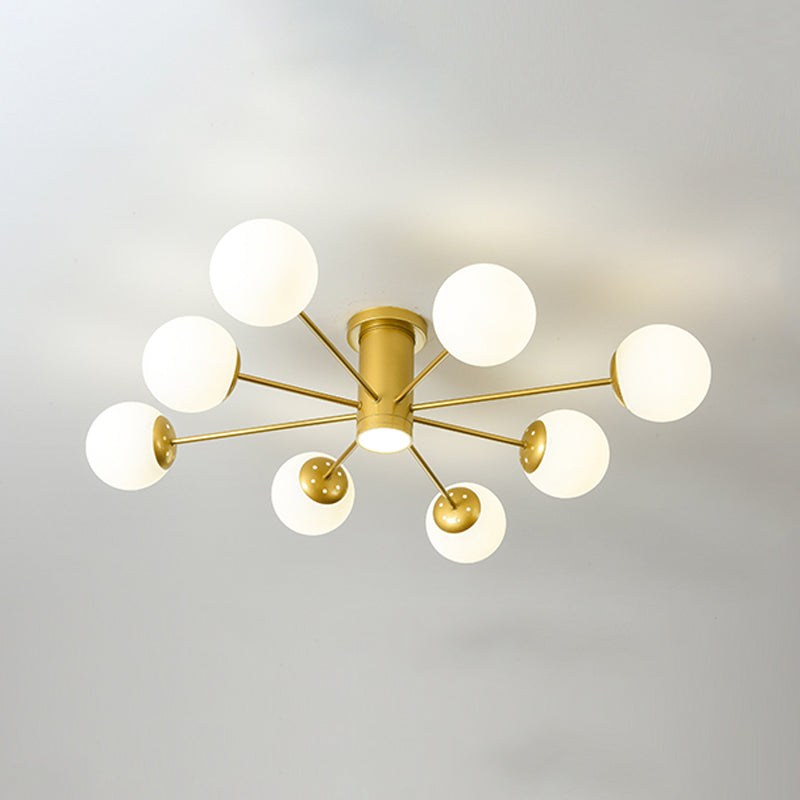 Sottocello semifulò a forma di vetro a forma di vetro a forma di vetro soffitto a mano nordica