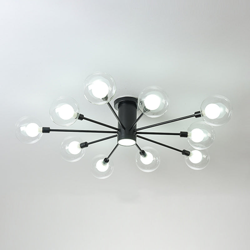 Sottocello semifulò a forma di vetro a forma di vetro a forma di vetro soffitto a mano nordica