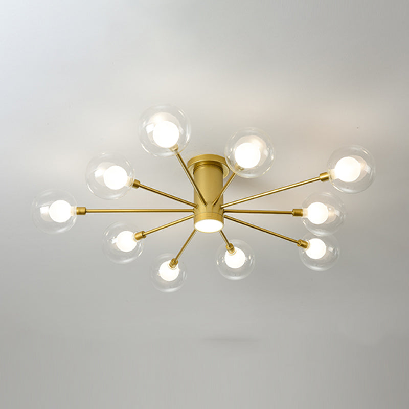 Sottocello semifulò a forma di vetro a forma di vetro a forma di vetro soffitto a mano nordica