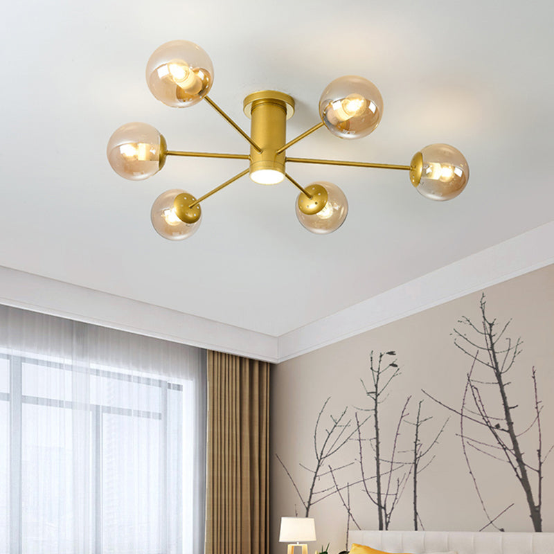 Sottocello semifulò a forma di vetro a forma di vetro a forma di vetro soffitto a mano nordica