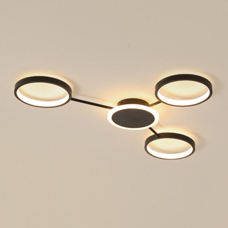 Ringe Metall Deckenmontage Leuchte moderne LED-Deckenleuchte