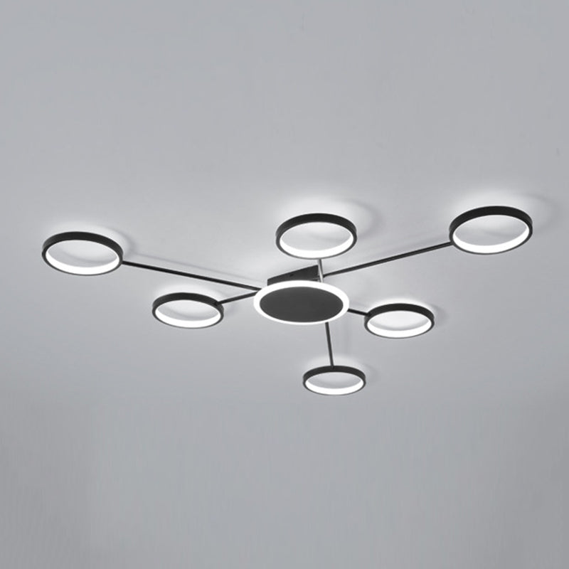 Ringe Metall Deckenmontage Leuchte moderne LED-Deckenleuchte