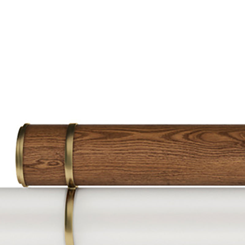 Lámpara lineal de lámparas de luz de cobre de cobre moderna con tono acrílico