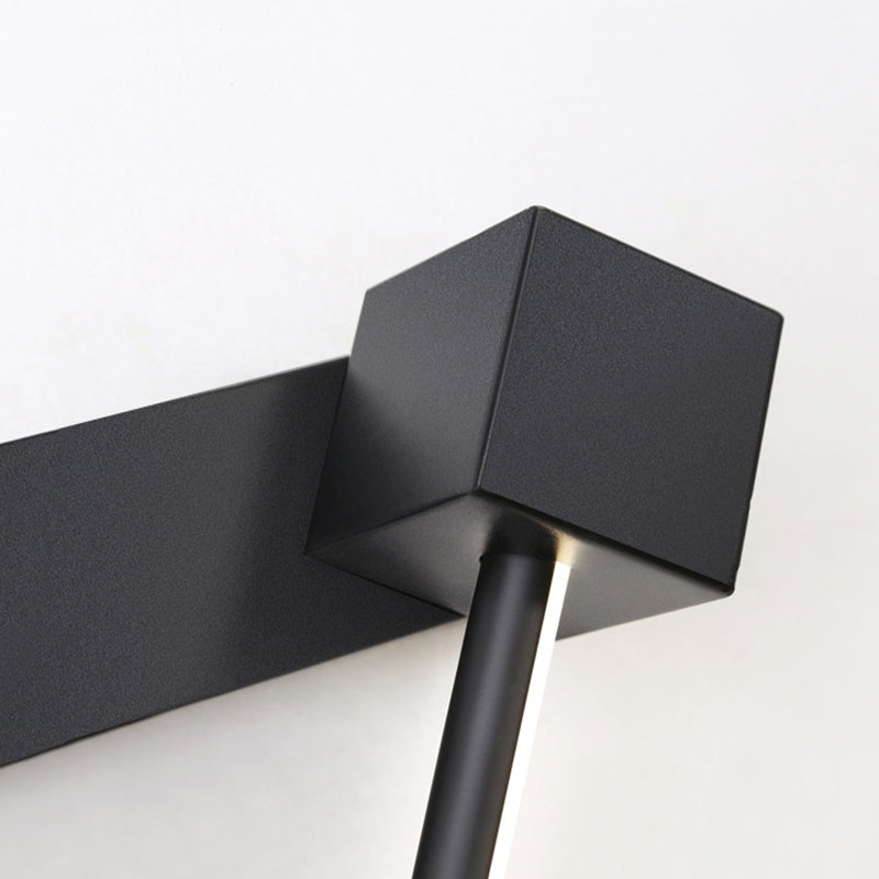 Moderne Metall Wandleuchte rotatable 12 "breit LED -Wandleuchten für Wohnzimmer