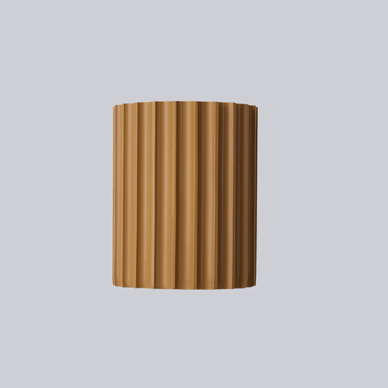 Nordic Resin Wall Light Colorful Cylinder 2 Lights Wall Sconce for Living Room