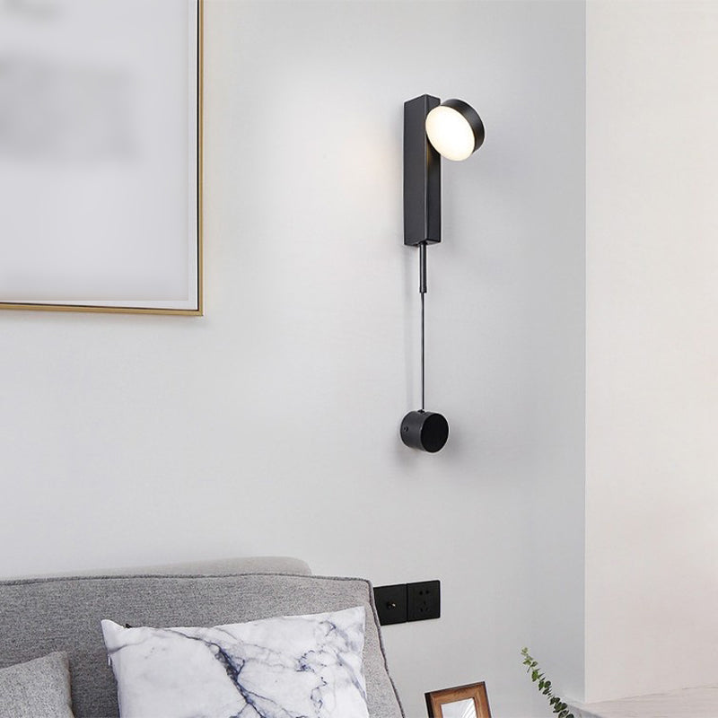Luz de pared de metal moderna LED geométrica Rotable LED Spl aplanador para sala de estar