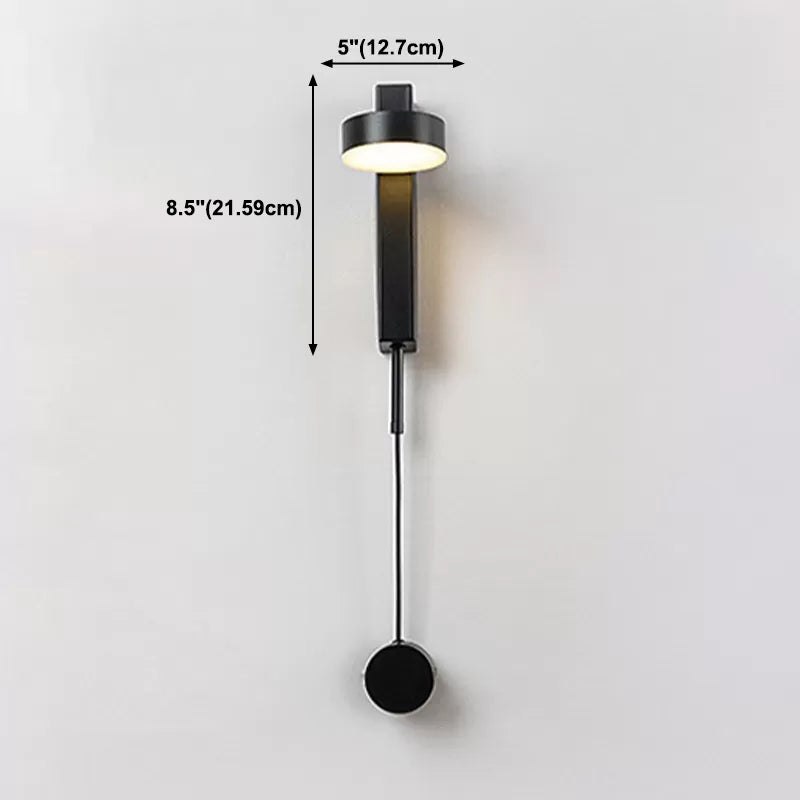 Luz de pared de metal moderna LED geométrica Rotable LED Spl aplanador para sala de estar