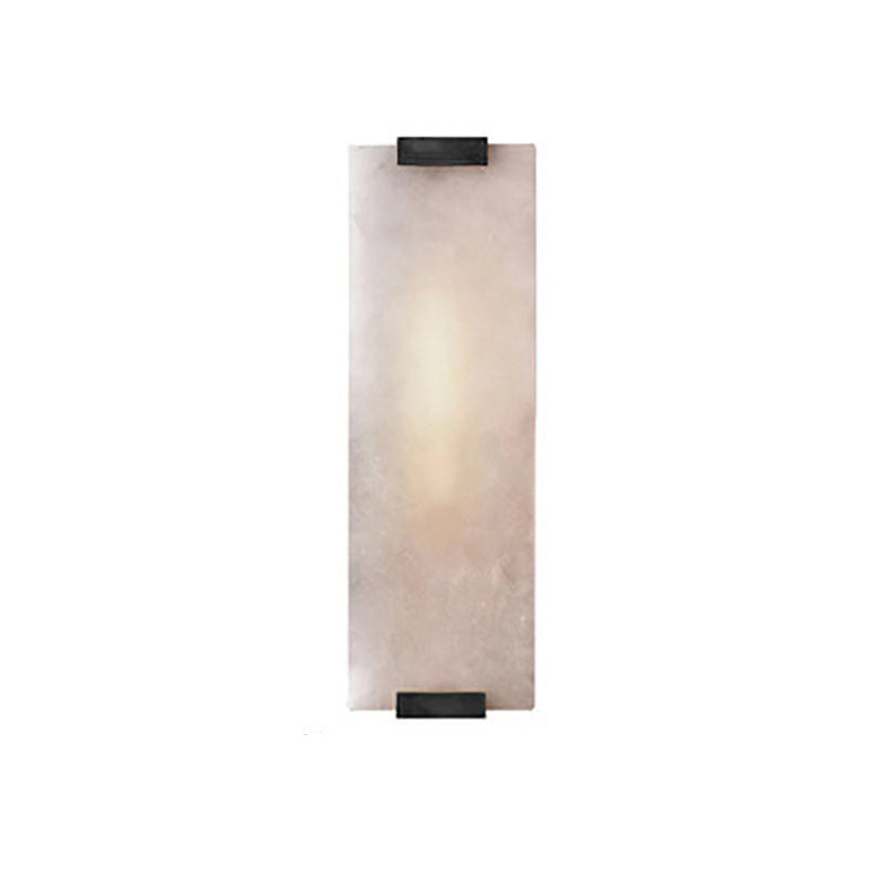 Modern Brass Wall Light Rectangle Shape Wall Sconce Light for Bedroom