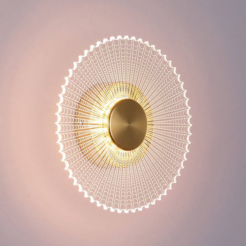 Simple Wall Lighting Fixture Circle Wall Light Sconce for Bedroom