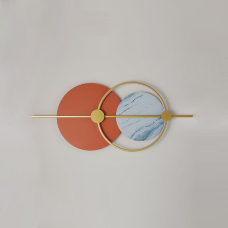 Sala de estar Fondo de pared Splique Nordic Style Circular LED Mural Wall Light