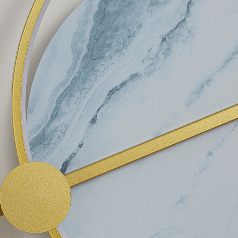 Sala de estar Fondo de pared Splique Nordic Style Circular LED Mural Wall Light