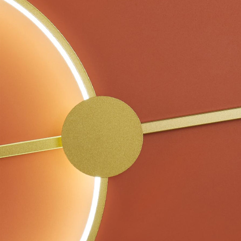 Sala de estar Fondo de pared Splique Nordic Style Circular LED Mural Wall Light