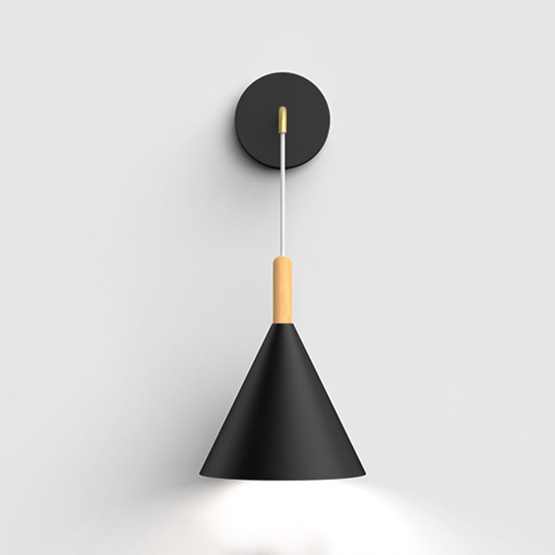 Modern Style Geometric Wall Lamps Metal 1 Light Sconce Lights