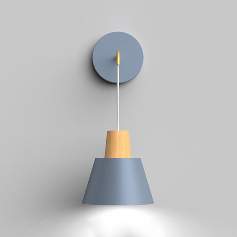 Modern Style Geometric Wall Lamps Metal 1 Light Sconce Lights