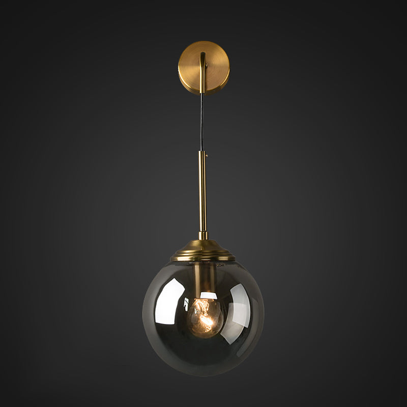 Luz de pared de vidrio de estilo moderno Diseño de luz creativa de luz creativa para dormitorio