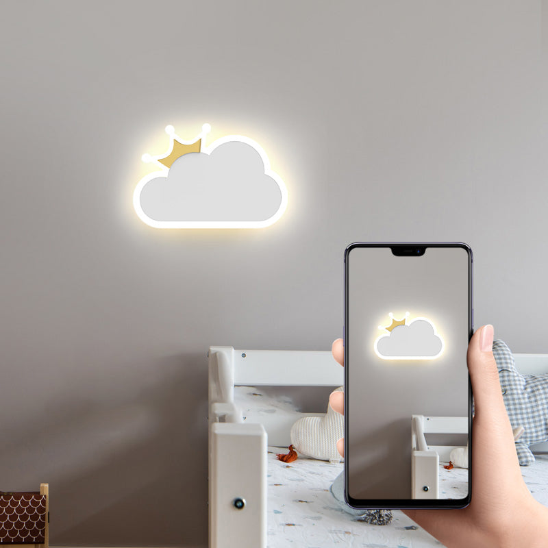 Modern Style Unique Shape Wall Sconce Metal 1 Light Sconce Lighting for Dining Room