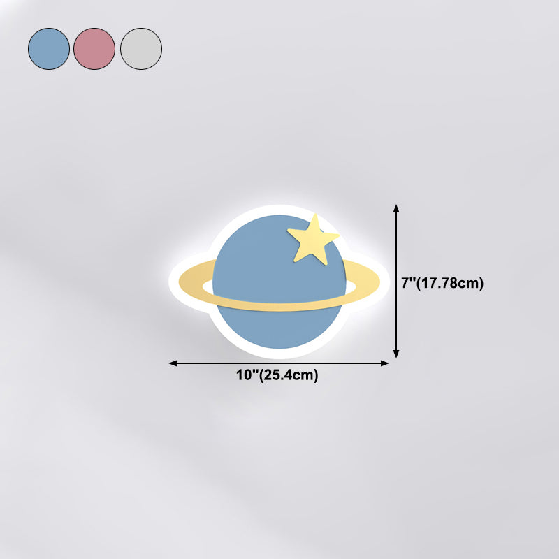 Modern Style Unique Shape Wall Sconce Metal 1 Light Sconce Lighting for Dining Room