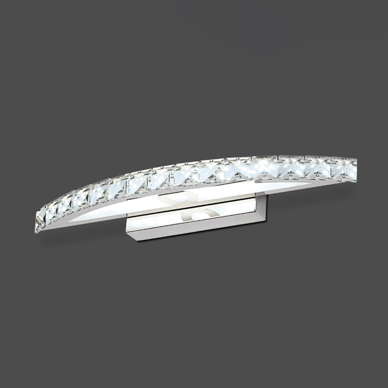 Forma lineal estilo contemporáneo tocador de tocador 1 luz de espejo LED de luz para baño