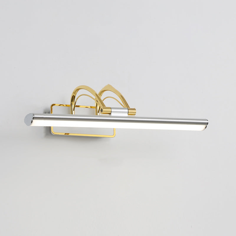 Luce murale a specchio in metallo lineare Moderna Montaggio a 1 lutto Montaggio parete