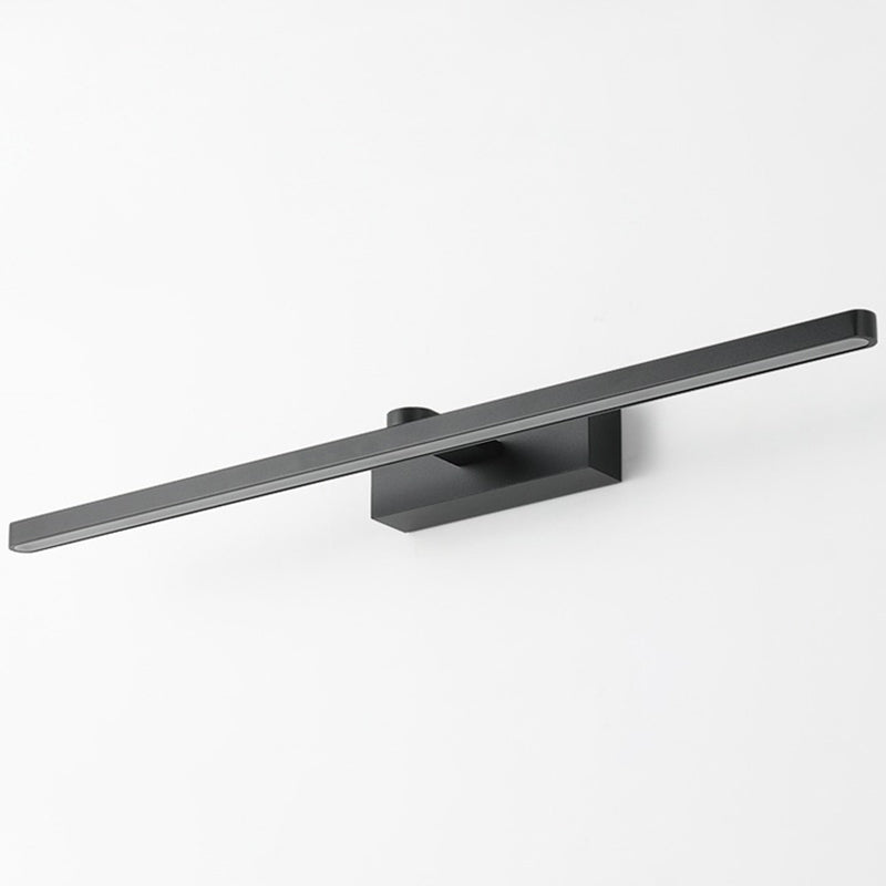 Luce da parete di forma lineare in metallo moderno a 1 lucciola lampada montata