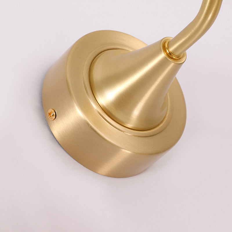 Linear Shape Modern Style Vanity Light Metal 1-Light LED Mirror Light for Bathroom