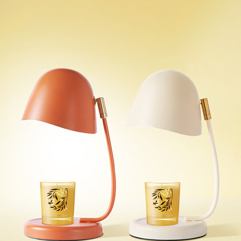 Nordic Metal Table Lamp Colorful Eggshell Shape Desk Lamp without Candles for Bedroom