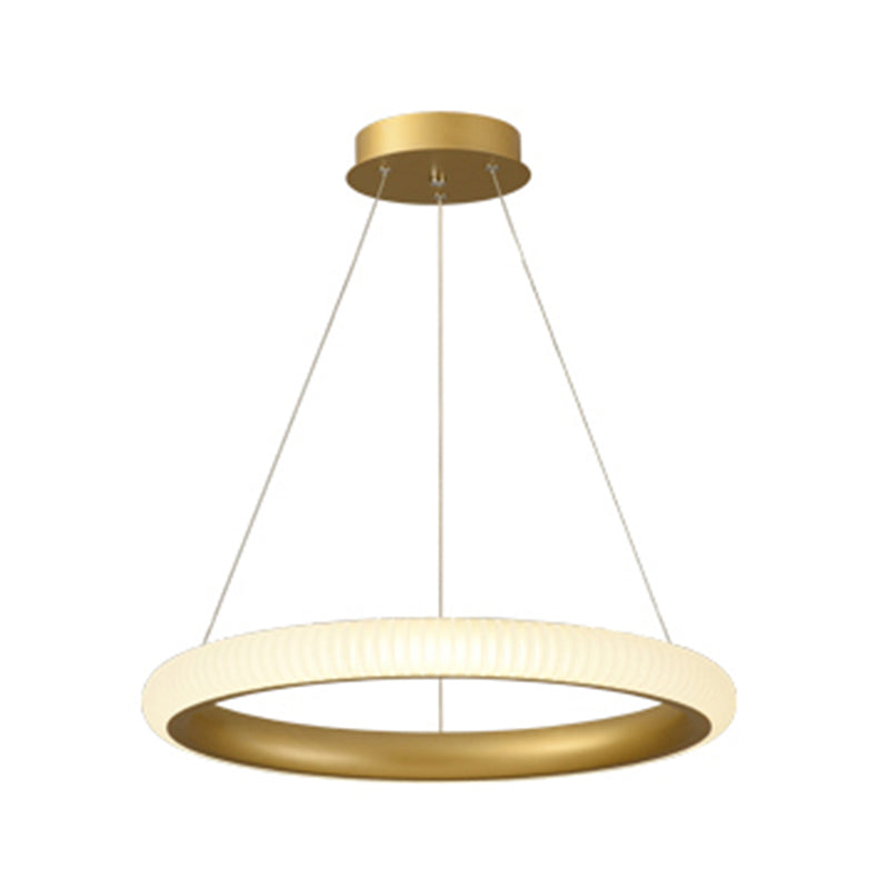 Twisted Shade Metal Chandelier Light Modern 1-Light Chandelier Lighting Fixture